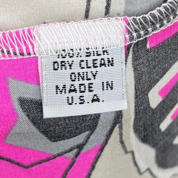 Alice & Trixie Sleeveless V-Neck 100% Silk Dress Size Medium - Picture 5 of 9